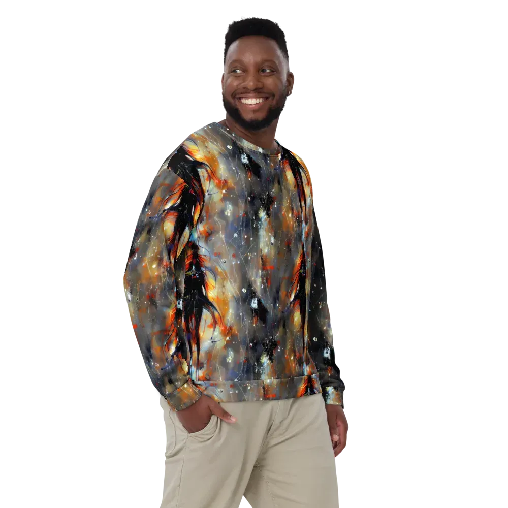Sidereal Threads on Sweatshirt — Front