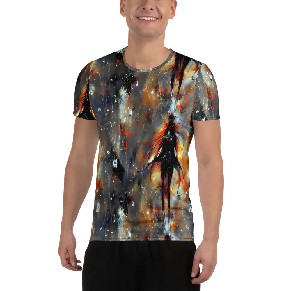 Sidereal Threads on Men's Athletic T-Shirt — Front