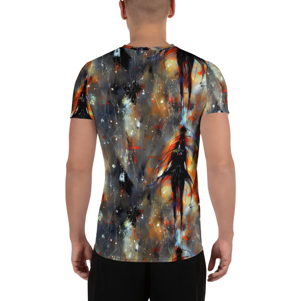 Sidereal Threads on Men's Athletic T-Shirt — Back