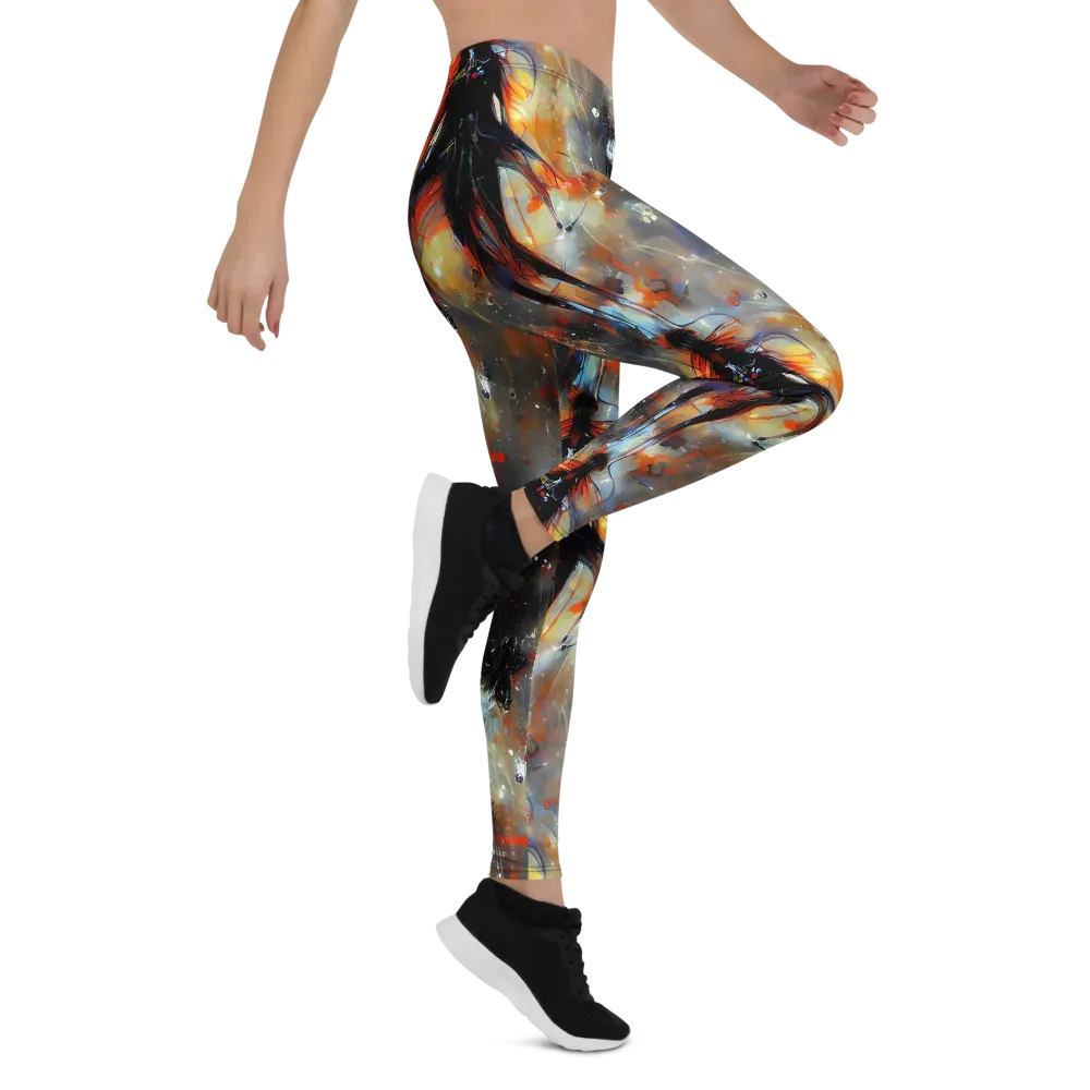 Sidereal Threads on Leggings — Right