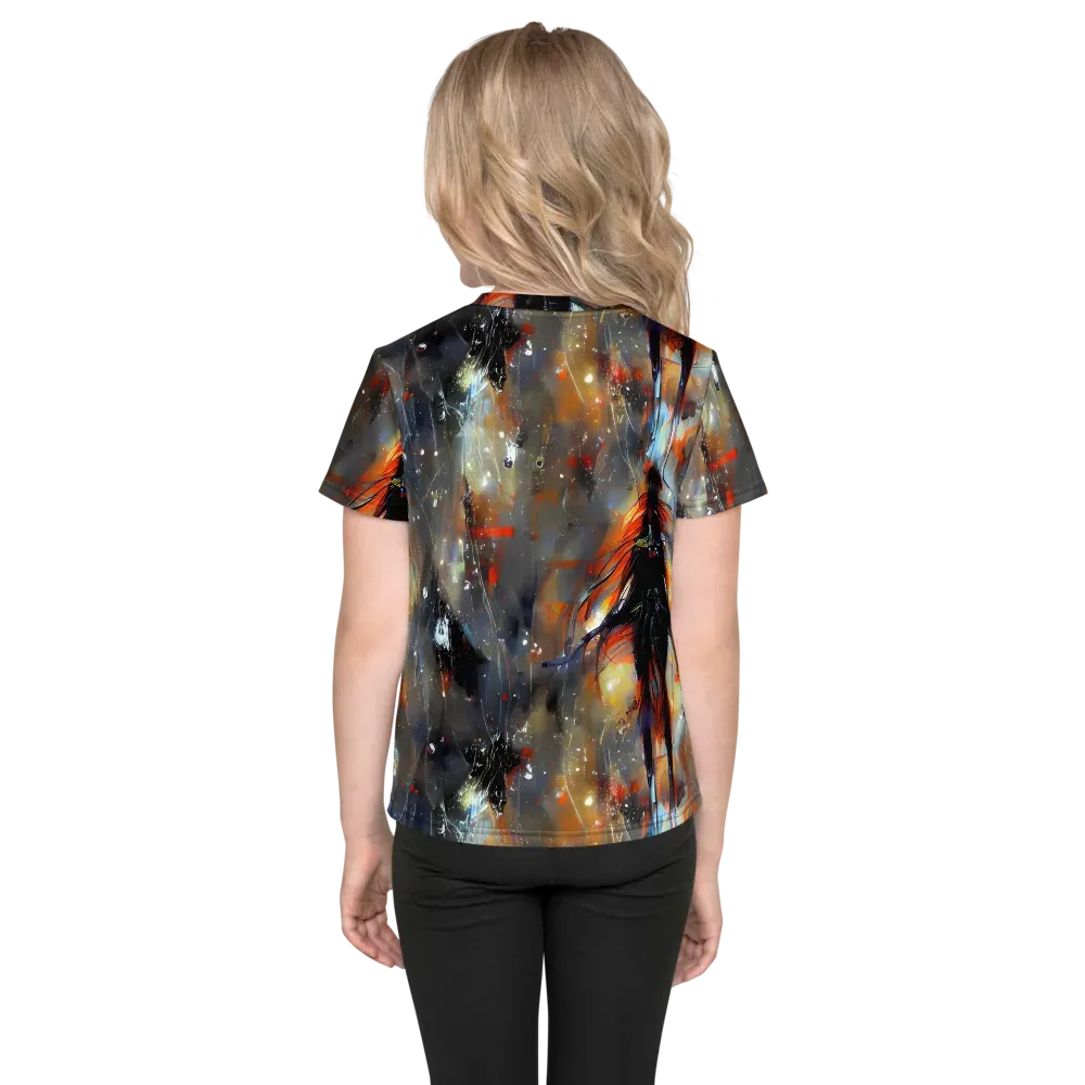 Sidereal Threads on Kids Crew Neck T-Shirt — Back