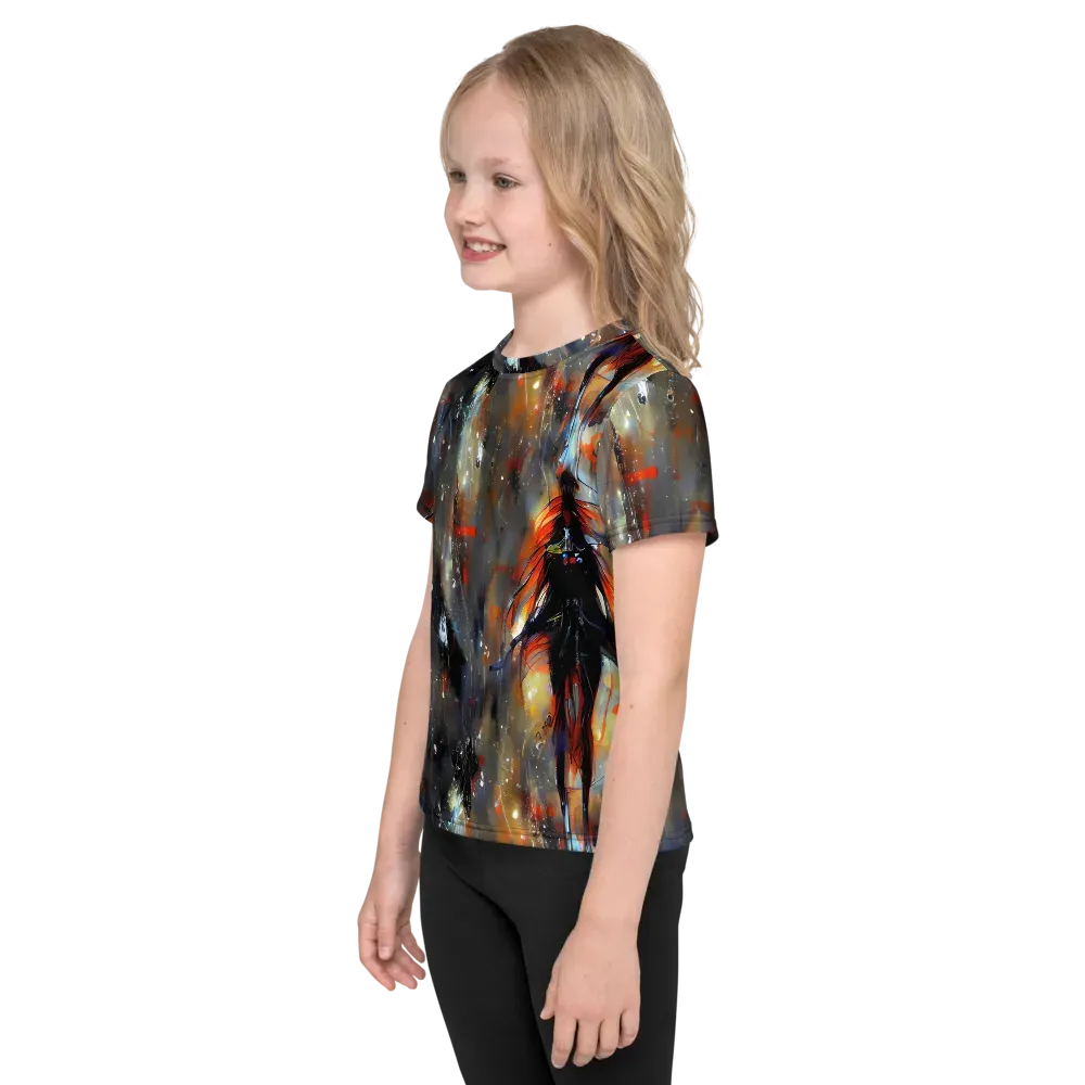 Sidereal Threads on Kids Crew Neck T-Shirt — Left