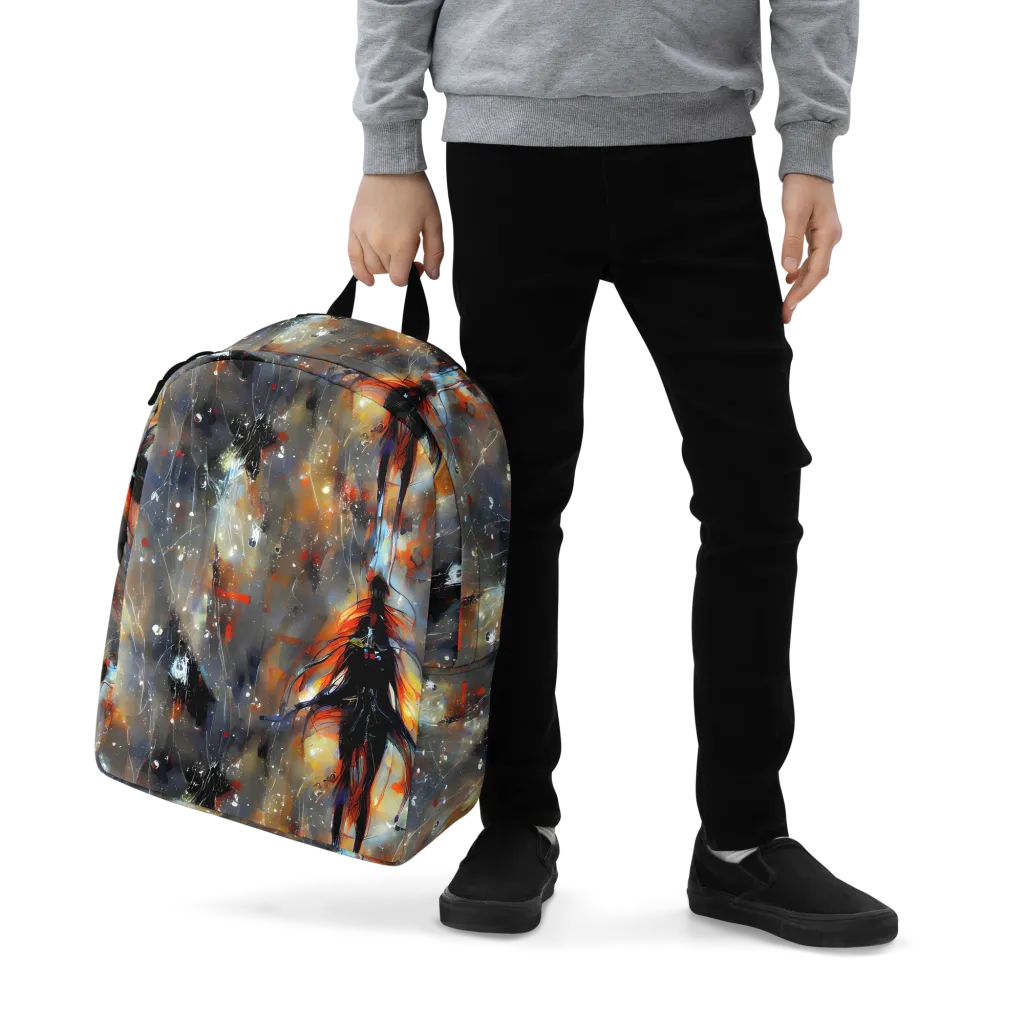Sidereal Threads on Minimalist Backpack — Zoomed-in