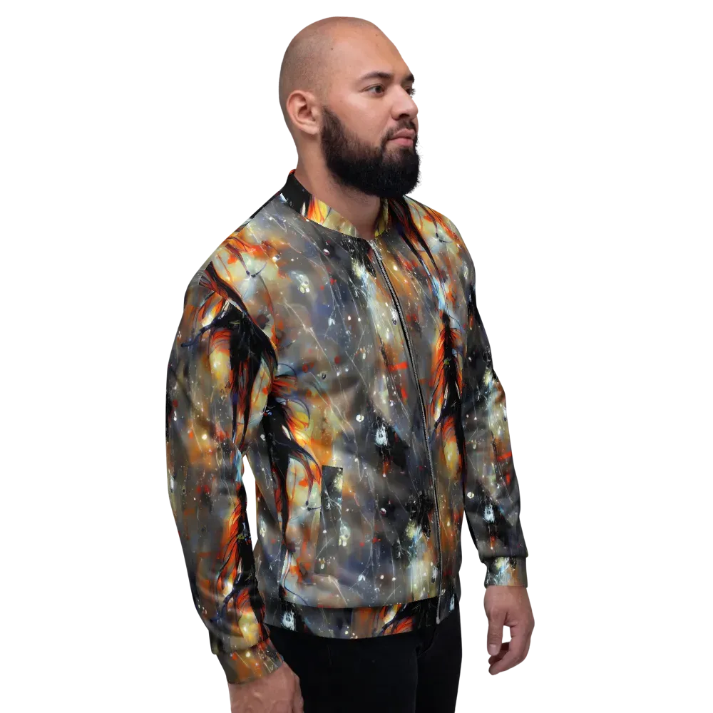 Sidereal Threads on Bomber Jacket — Right