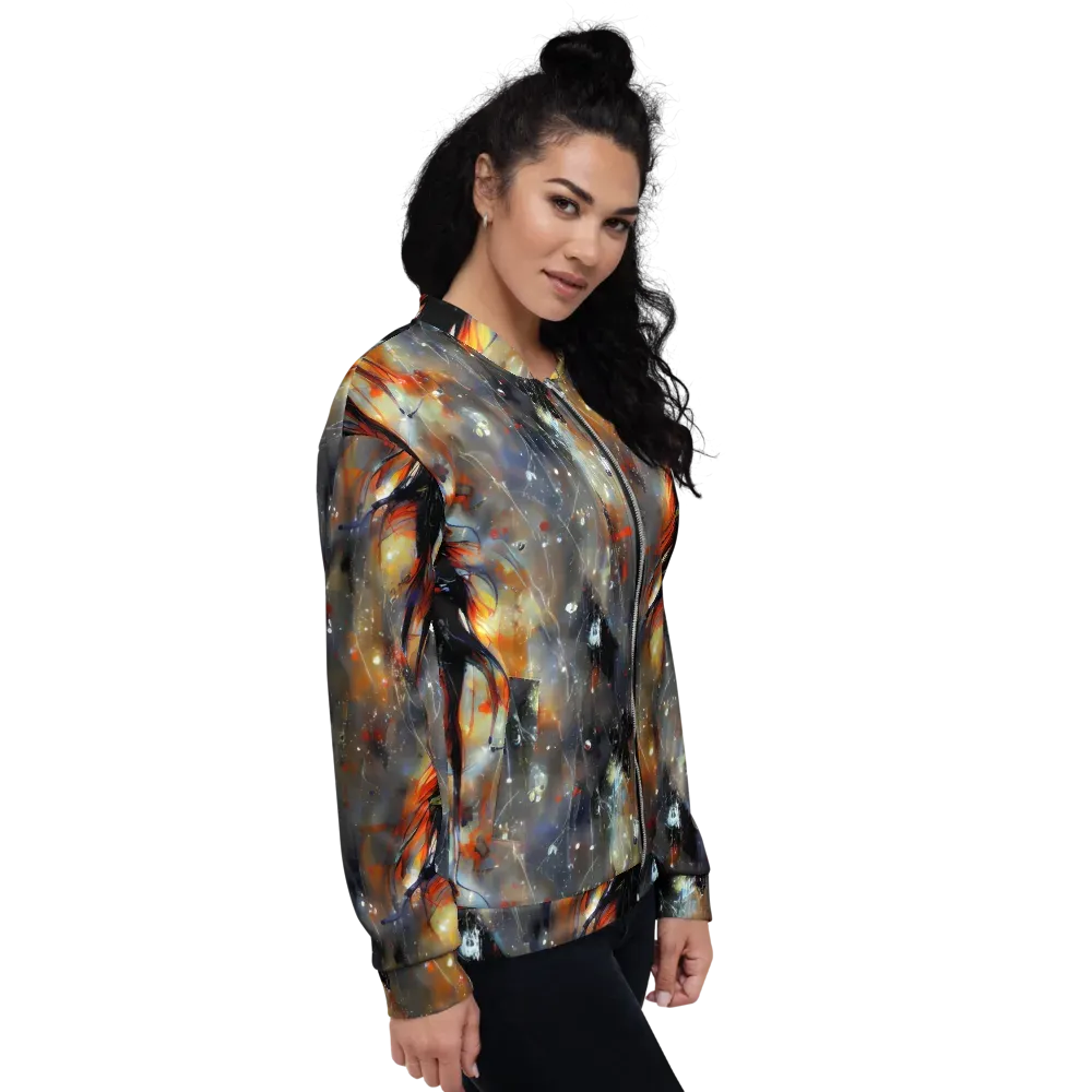 Sidereal Threads on Bomber Jacket — Right