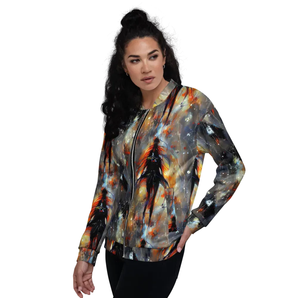 Sidereal Threads on Bomber Jacket — Left