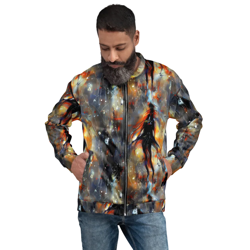 Sidereal Threads on Bomber Jacket — Front