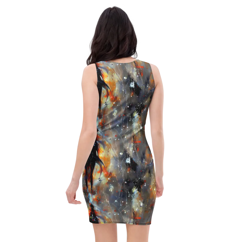 Sidereal Threads on Bodycon Dress — Back