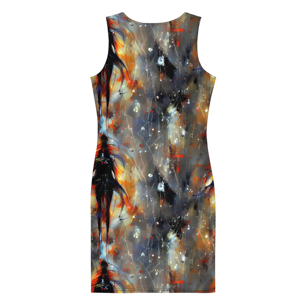 Sidereal Threads on Bodycon Dress — Back