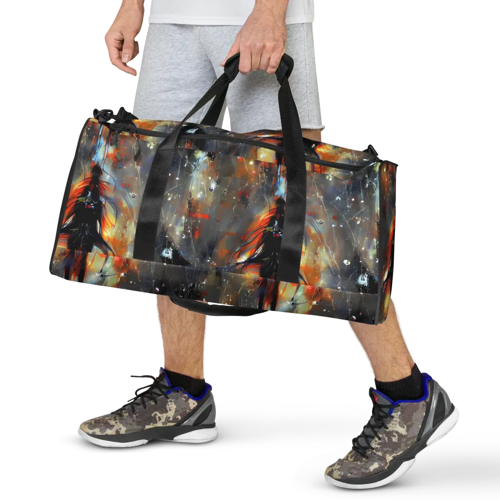 Sidereal Threads on Duffle Bag — Front