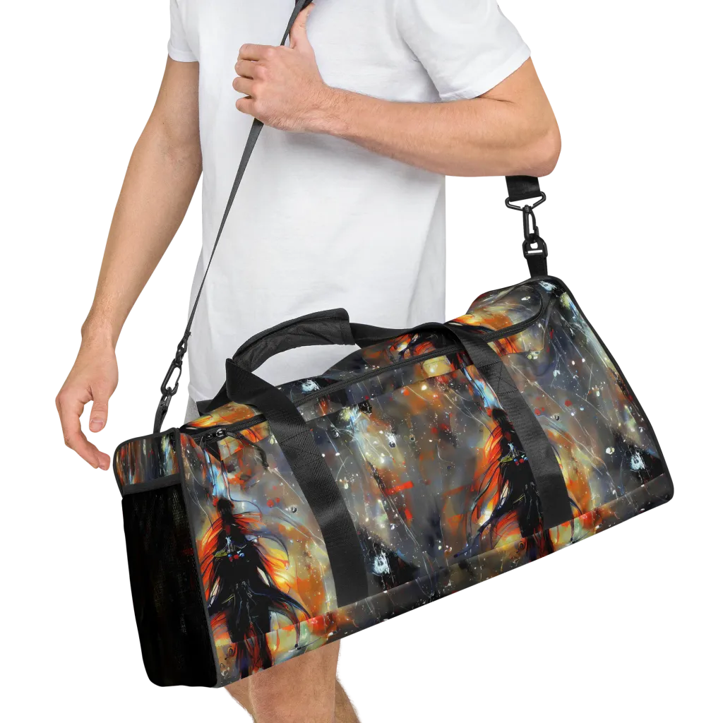 Sidereal Threads on Duffle Bag — Right Front