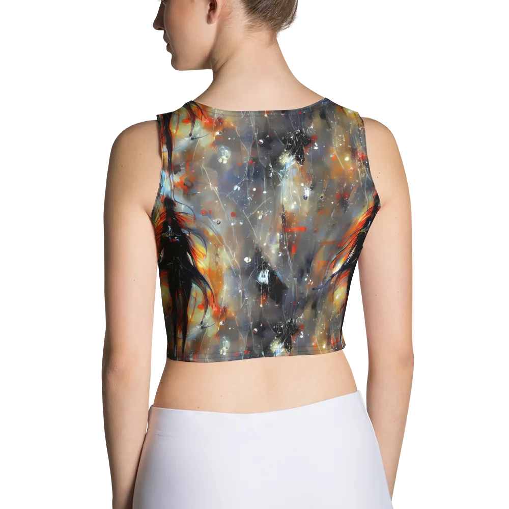 Sidereal Threads on Crop Top — Back