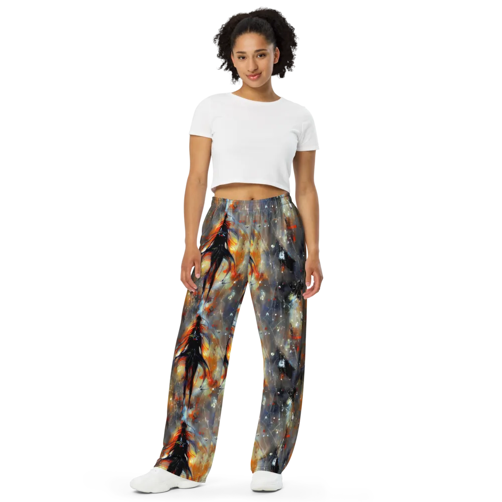 Sidereal Threads on Wide-Leg Pants — Front