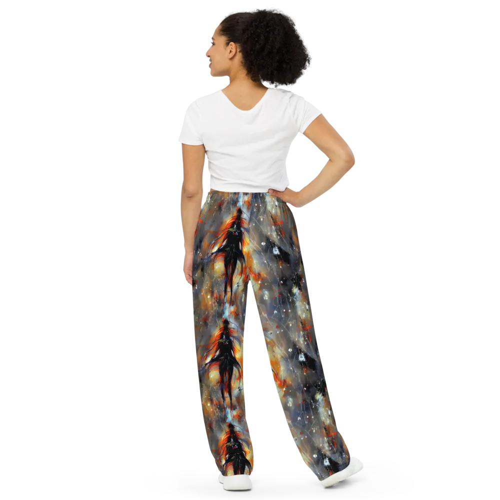 Sidereal Threads on Wide-Leg Pants — Back