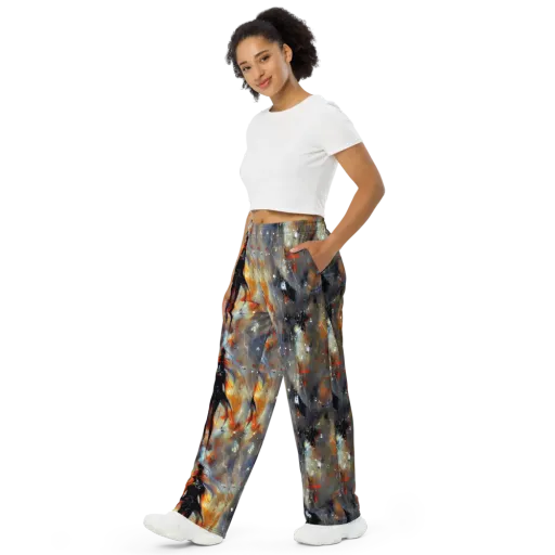 Sidereal Threads on a Wide-Leg Pants