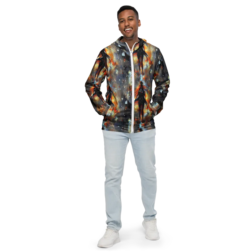 Sidereal Threads on Men's Windbreaker — Front
