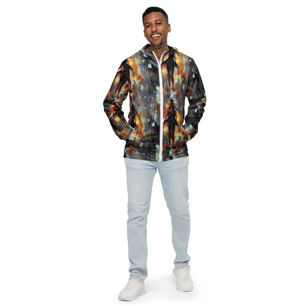 Sidereal Threads on Men's Windbreaker — Front