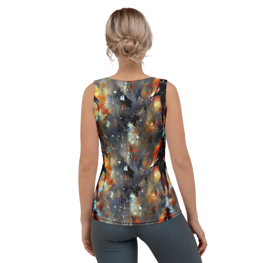 Sidereal Threads on Women's Tank Top — Back