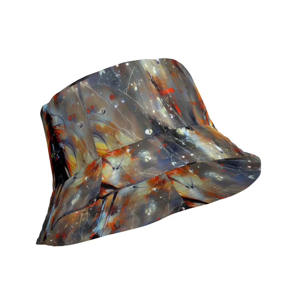Sidereal Threads on Reversible Bucket Hat — Product details Outside