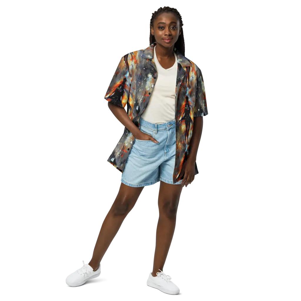 Sidereal Threads on Button Shirt — Front