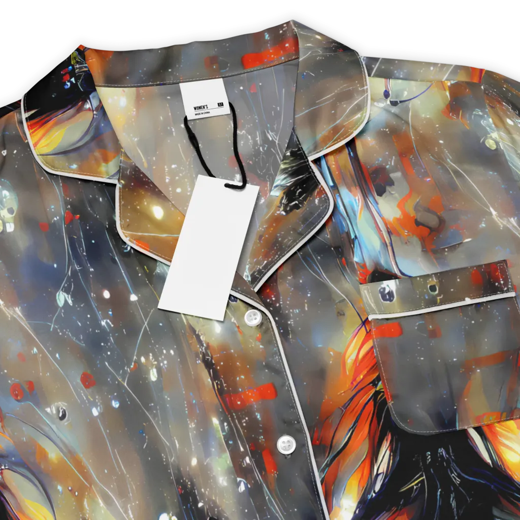 Sidereal Threads on Women's Short Sleeve Pajama Top — Product details