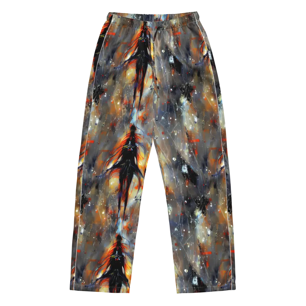 Sidereal Threads on Women's Pajama Pants — Front
