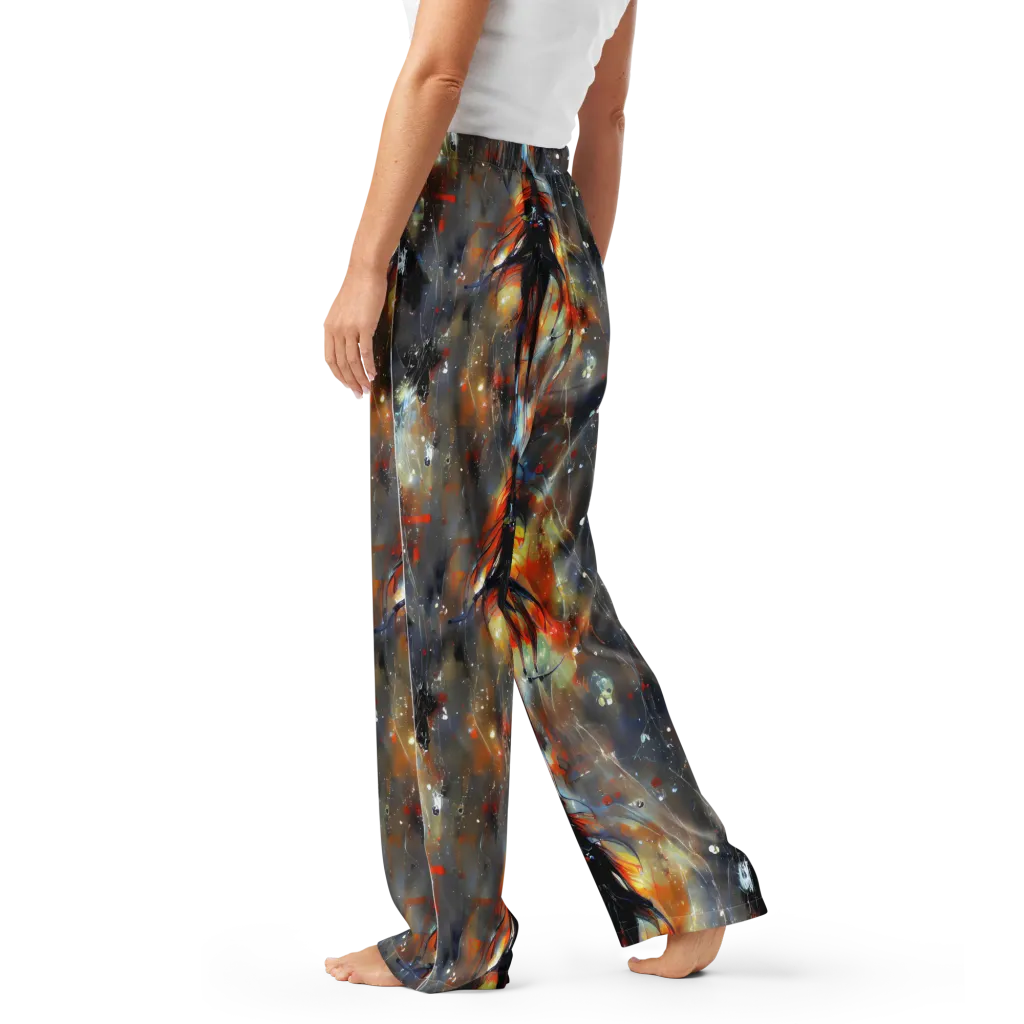 Sidereal Threads on Women's Pajama Pants — Left