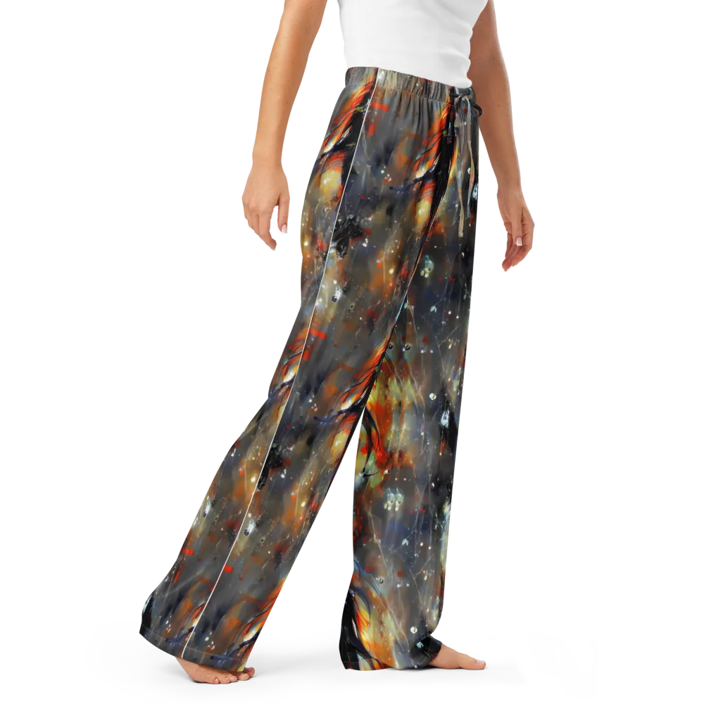 Sidereal Threads on Women's Pajama Pants — Right Front