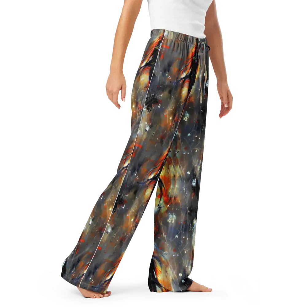 Sidereal Threads on Women's Pajama Pants — Right Front