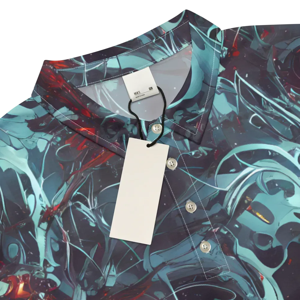 Cosmic Dancer on Men's Slim Fit Polo Shirt — Product details