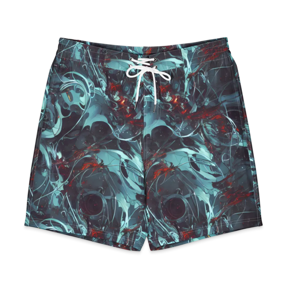 Cosmic Dancer on Men's Board Shorts — Front