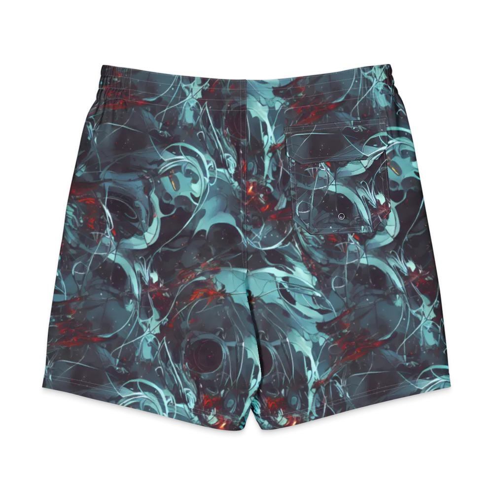 Cosmic Dancer on Men's Board Shorts — Back