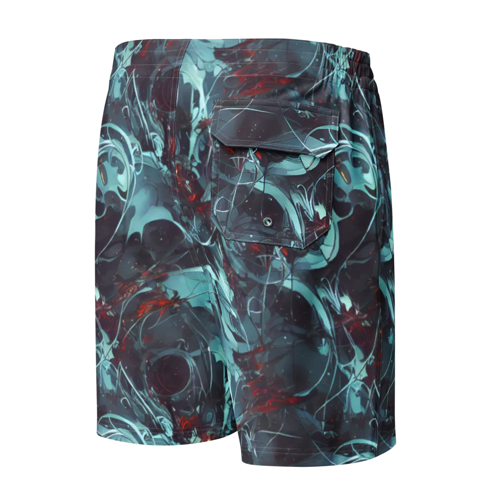 Cosmic Dancer on Men's Board Shorts — Back