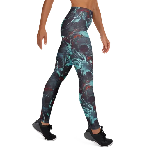 Cosmic Dancer on a Yoga Leggings