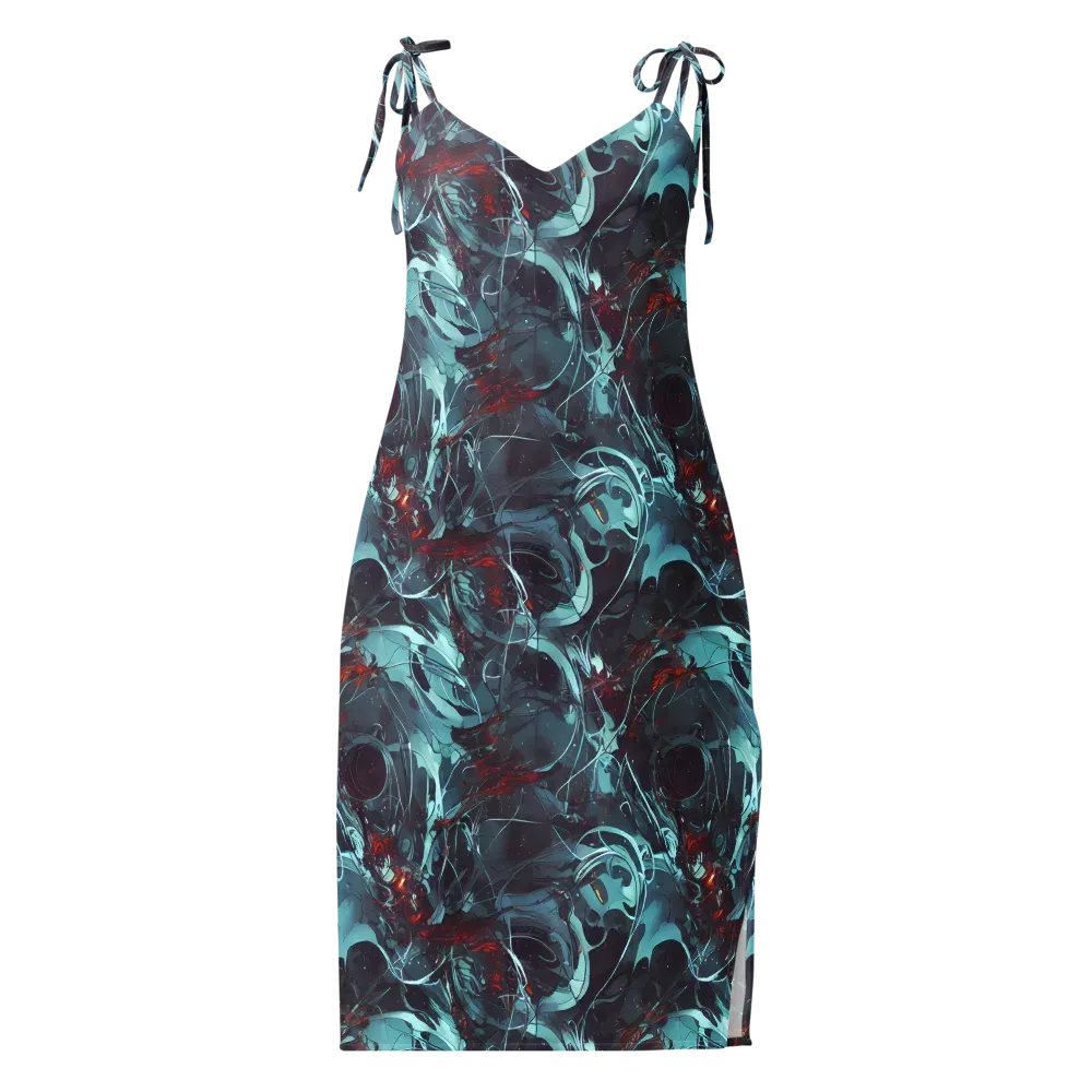 Cosmic Dancer on Slip Dress — Front