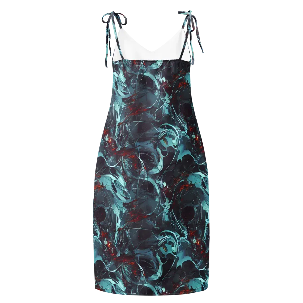 Cosmic Dancer on Slip Dress — Back