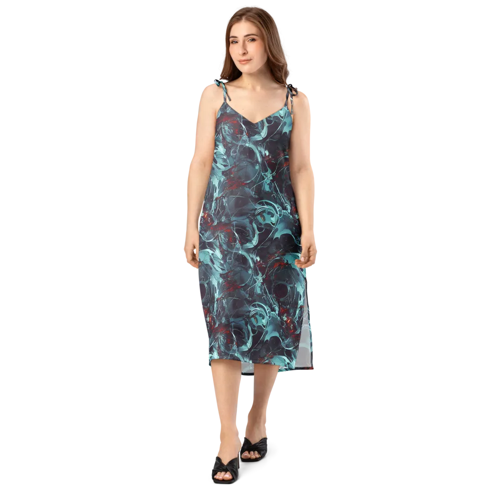 Cosmic Dancer on Slip Dress — Front