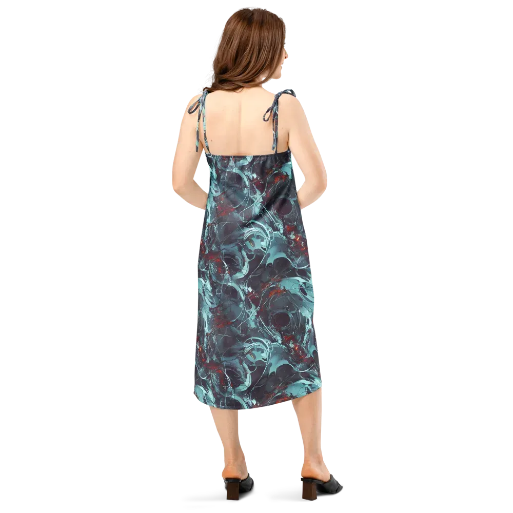 Cosmic Dancer on Slip Dress — Back
