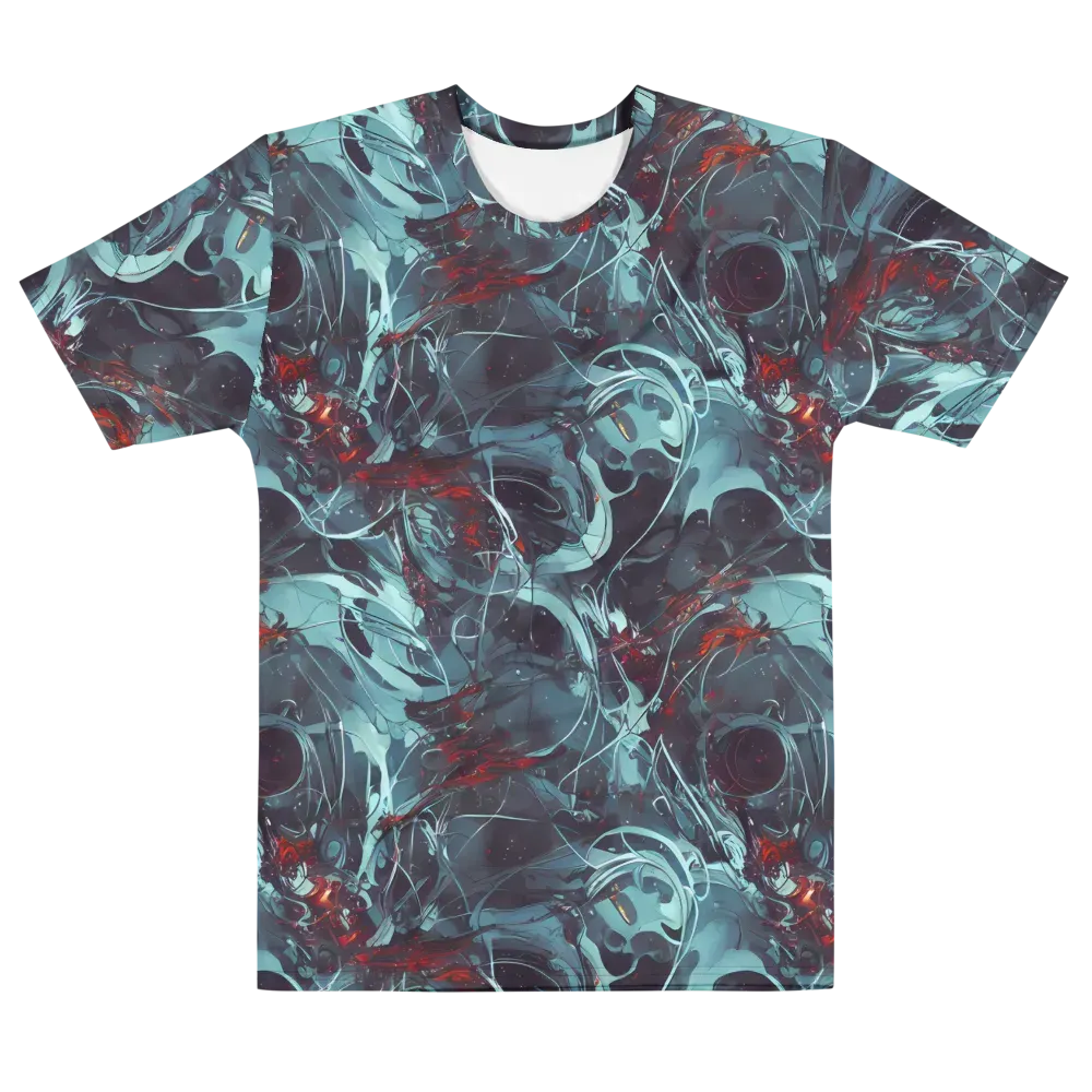 Cosmic Dancer on Men's Cotton Crew Neck T-Shirt — Front