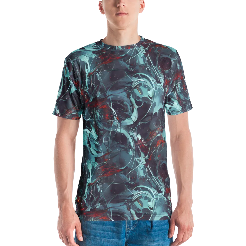 Cosmic Dancer on Men's Crew Neck T-Shirt — Front