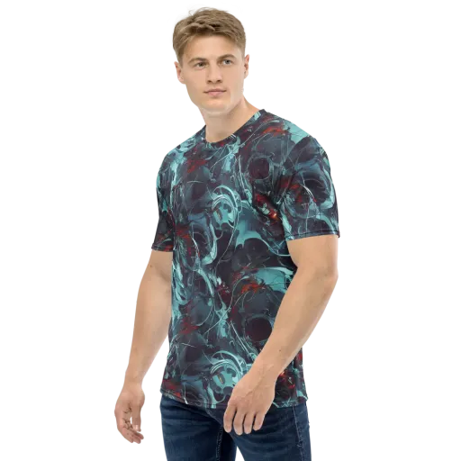 Cosmic Dancer on a Men's Crew Neck T-Shirt