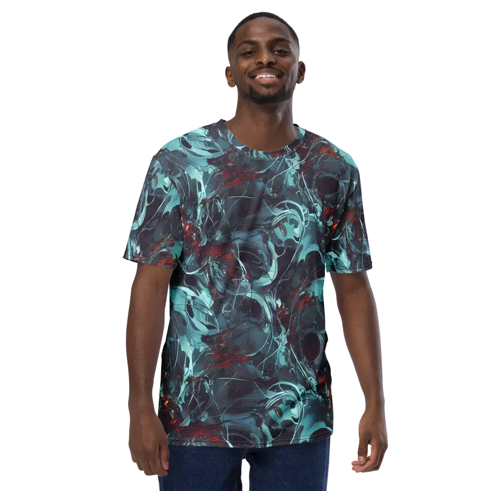 Cosmic Dancer on Men's Crew Neck T-Shirt — Front