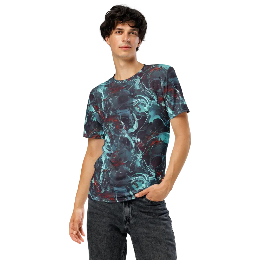 Cosmic Dancer on Men's Crew Neck T-Shirt — Front