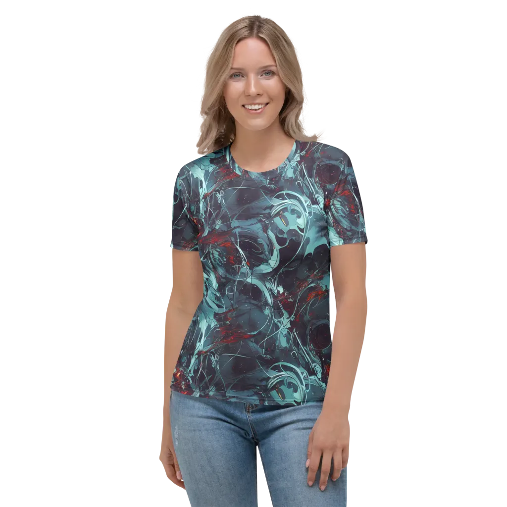 Cosmic Dancer on Women's Crew Neck T-Shirt — Front