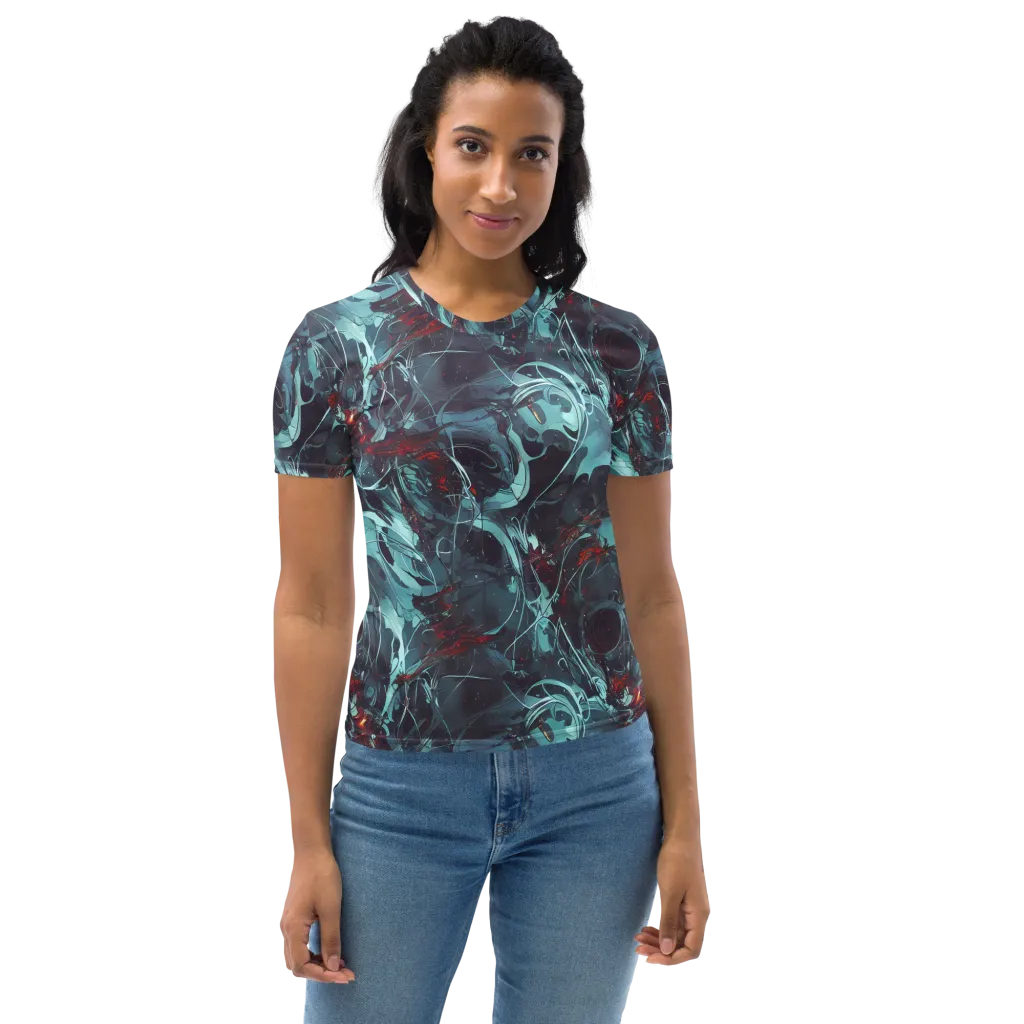 Cosmic Dancer on Women's Crew Neck T-Shirt — Front