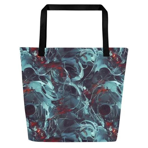 Cosmic Dancer on a Large Tote Bag W/ Pocket