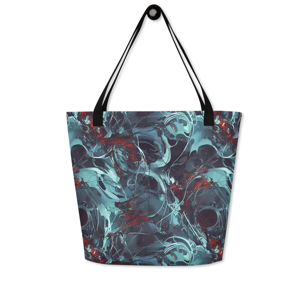Cosmic Dancer on Large Tote Bag W/ Pocket — Front