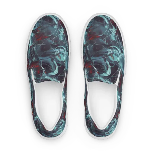 Cosmic Dancer on a Women's Slip-On Canvas Shoes
