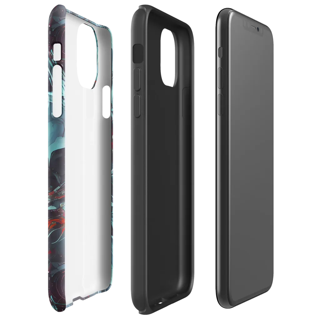 Cosmic Dancer on Tough Case for iPhone® — Right