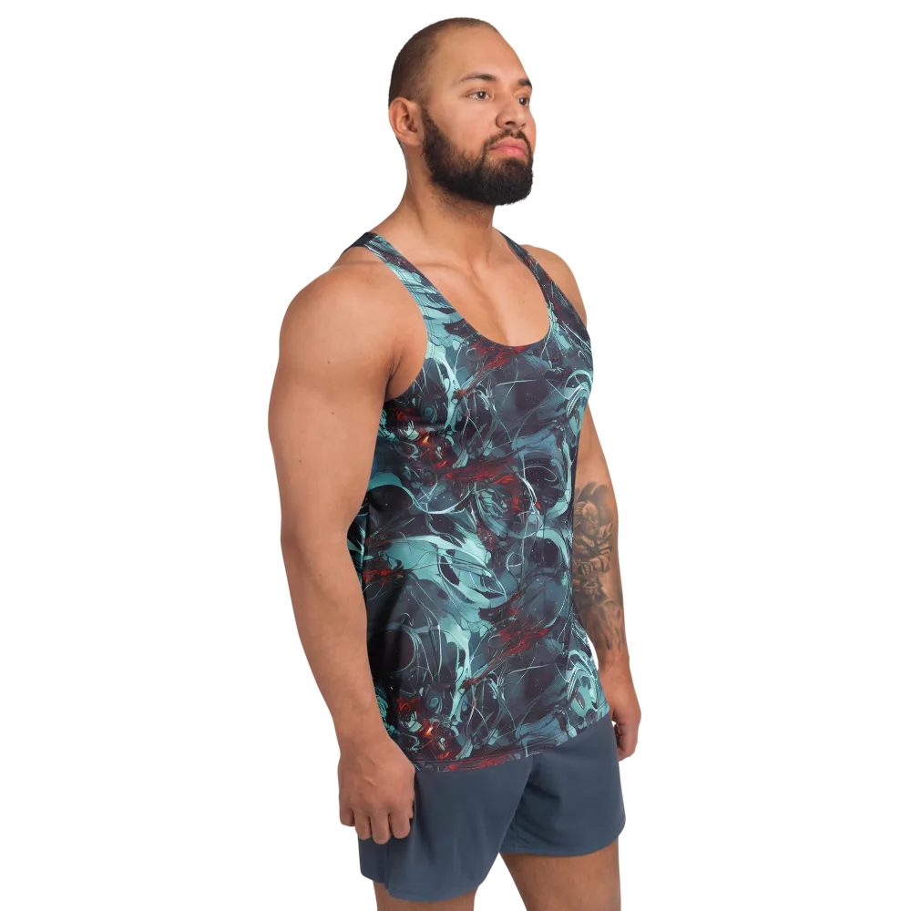 Cosmic Dancer on Men's Tank Top — Right Front